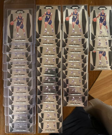 (34) Kyle Kuzma 2017 prizm rc #283