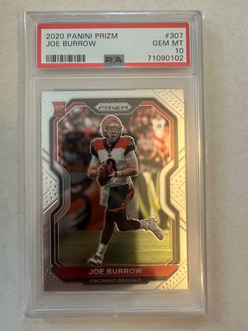 2020 Panini Prizm Joe Burrow PSA 10