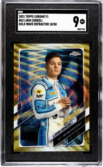 2021 Topps Chrome #62 Lirim Zendeli Future Stars /50 SGC 9