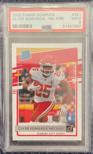2020 Panini Donruss Clyde Edwards-Helaire