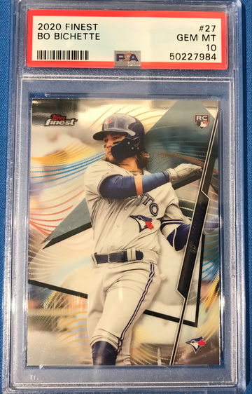 2020 Topps Finest Bo Bichette PSA 10