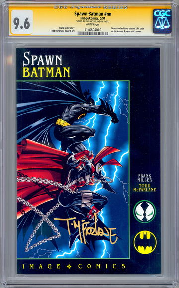 SPAWN-BATMAN #NN CGC-SS 9.6 SIGNED TODD MCFARLANE SPAWN CREATOR CVR & ART 1994