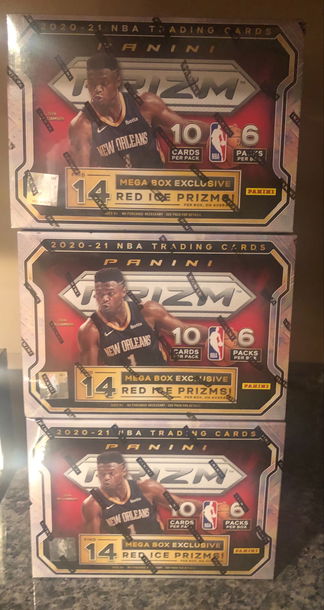 3-Prizm2021-21 Panini Prizm Mega Box TARGET