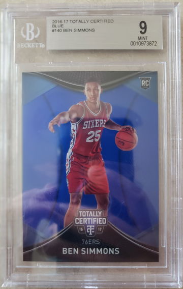 Ben Simmons 2016 Certified Blue /99 BGS 9