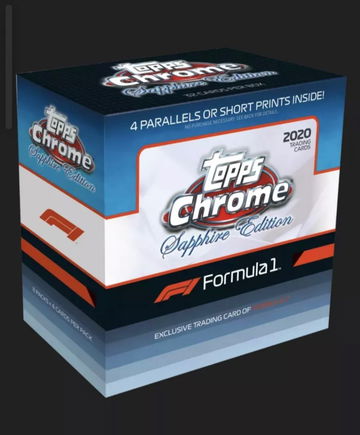Formula 1 Topps Chrome Sapphire confirmed 1 box pre order 