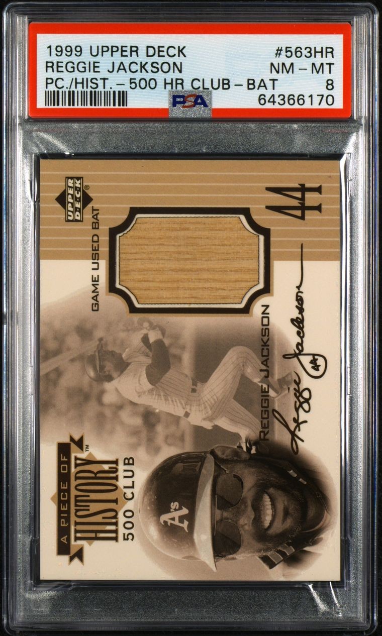 1999 Upper Deck A Piece of History 500 Home Run Club Reggie Jackson