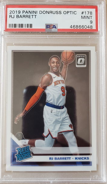 RJ Barrett 2019 Donruss Optic Rated Rookie #178