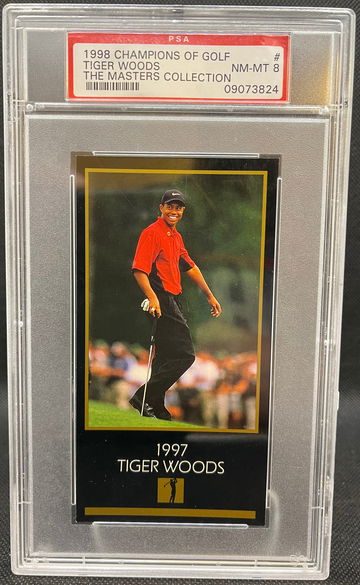 1998 Champions of Golf Tiger Woods The Masters Collection RC