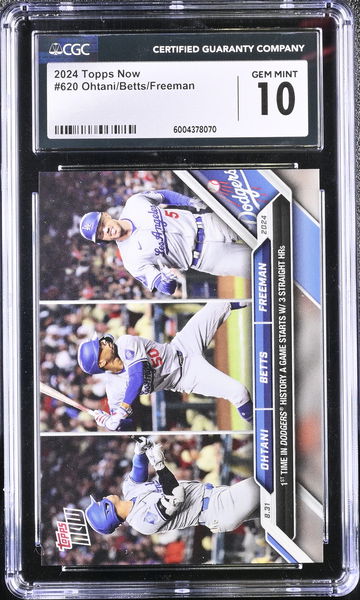 2024 TOPPS OHTANI/BETTS/FREEMAN #620 CGC 10