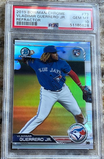 2019 Bowman Chrome Vladimir Guerrero Jr Refractor #/499