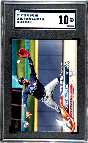 2018 Topps Update Acuna Rookie Update SGC 10