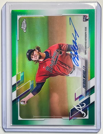 2021 Topps Chrome Patrick Wiegel Auto /99