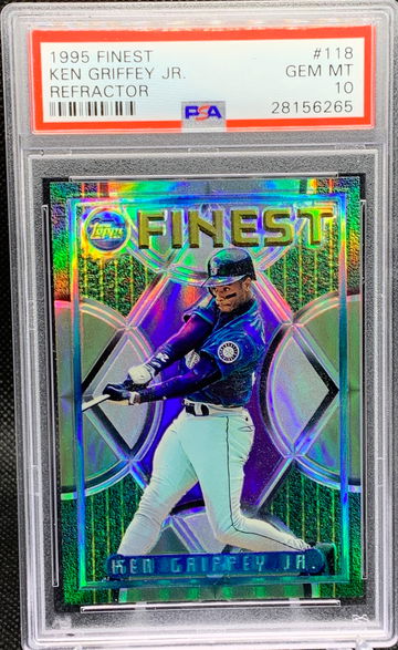 1995 Finest REFRACTOR Ken Griffey Jr PSA 10 GEM MINT!