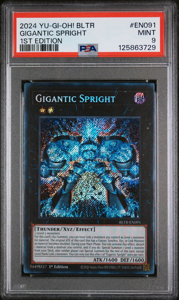2024 Yu-Gi-Oh! Bltr-Battles of Legend: Terminal Revenge 1st Edition Gigantic Spright #EN091 PSA 9