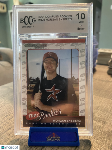 2001 Donruss Rookies Morgan Ensberg #R25 BCCG 10