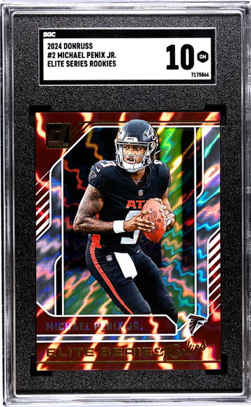 2024 Donruss #2 Michael Penix Jr. Elite Series Rookies SGC 10