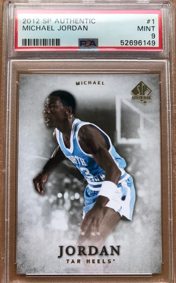 2012 SP Authentic Michael Jordan #1 PSA 9 MINT