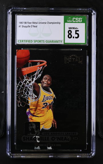 1997 SHAQUILLE O'NEAL METAL UNIVERSE CHAMPIONSHIP #1