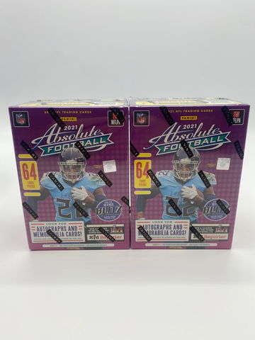 2021 Absolute Football Blaster Lot of 2