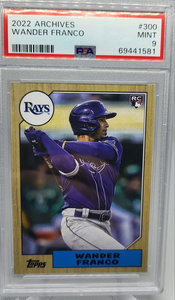 2022 Archives #300 Wander Franco RC PSA 9