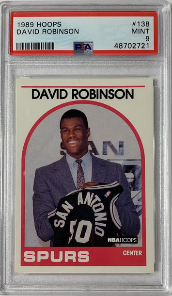 1989 Hoops David Robinson PSA 9 Mint #138