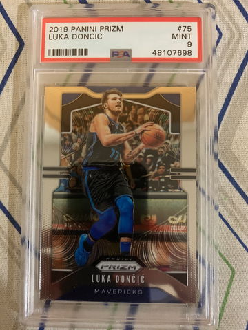 Luka Loncic Prizm #75 base Psa 9