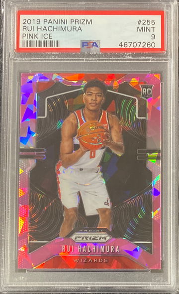 Rui Hachimura 2019 panini prizm pink ice