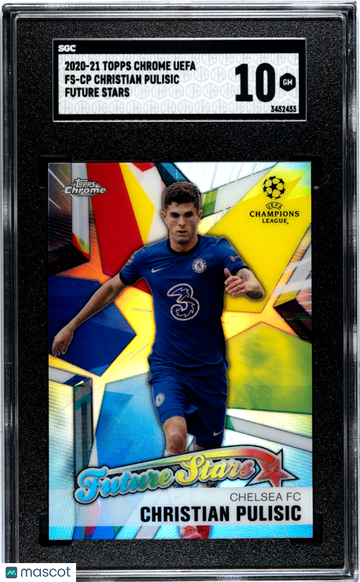 Christian Pulisic 2020-21 Topps Chrome #FS-CP Future Stars SGC10 GEM MT