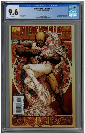 Wolverine: Origins 5 CGC 9.6 Joe Quesada cover w/ Emma Frost
