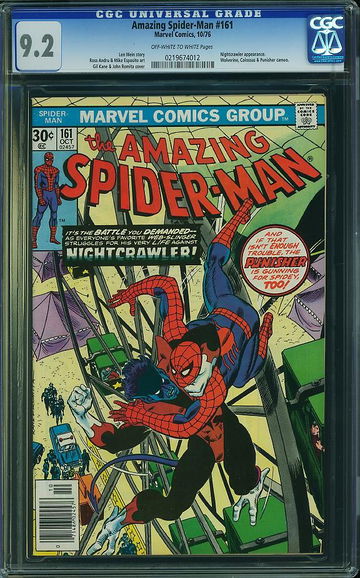 AMAZING SPIDER-MAN #161, CGC 9.2 NM-