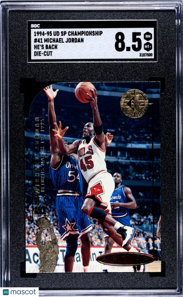 1994 Upper Deck SP Championship Michael Jordan #41 He's Back Die Cut SGC 8.5