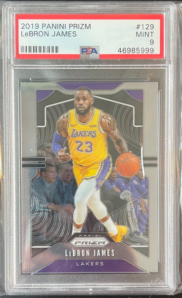 2019 Prizm Lebron James PSA 9 