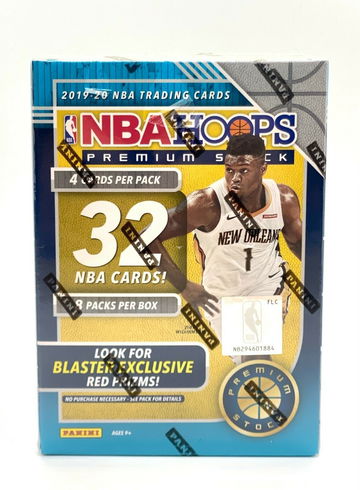 3x 2019-2020 PANINI NBA HOOPS PREMIUM STOCK BLASTER BOX EXCLUSIVE FACTORY SEALED