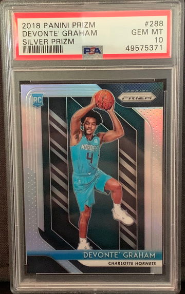 2018 Panini Prizm Devonte Graham Silver PSA 10