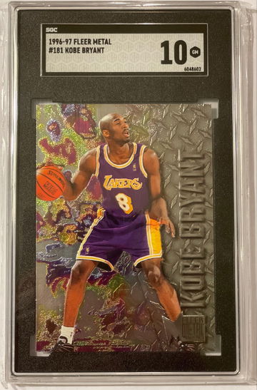 1996-97 Fleer Metal Kobe Bryant #181 SGC 10 Rookie Card