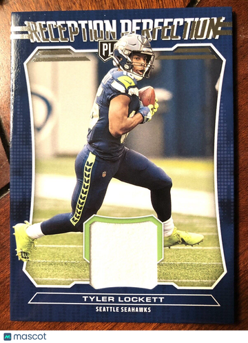 Tyler Lockett 2021 Playoff Reception Perfection Patch #REP-TLO Seattle Seahawks