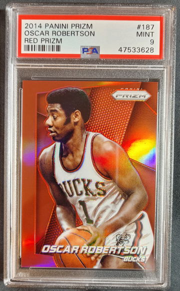 Oscar Robertson Red Prizm /49 PSA 9 pop 1