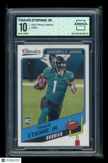 2021 Panini Classics Travis Etienne Jr. #164 RC Arena Club 10
