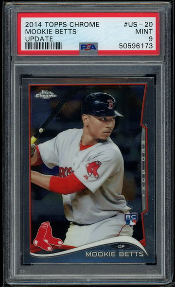 2014 Topps Chrome Update Mookie Betts #US-20 PSA 9