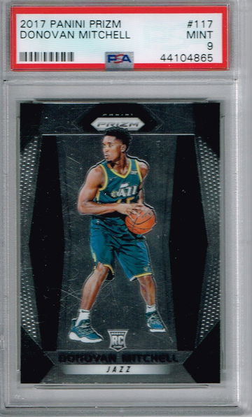 2017 Panini Prizm Donovan Mitchell PSA 9 #117