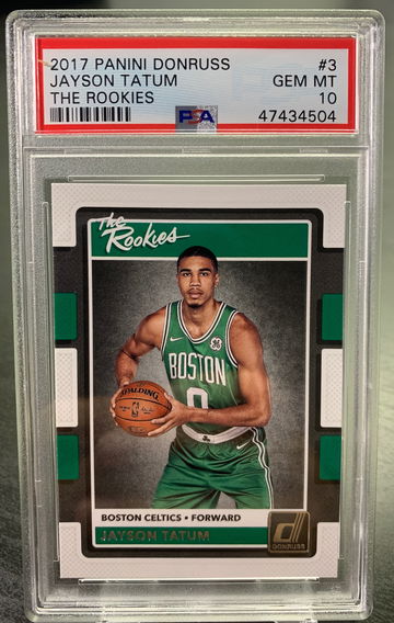 2017 Donruss The Rookies Jayson Tatum PSA 10 #3