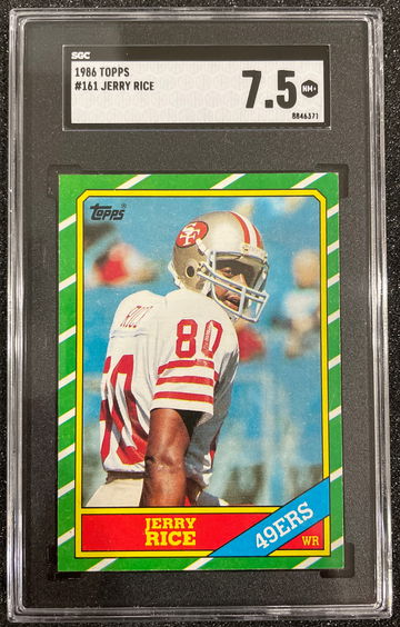 1986 Topps Jerry Rice SGC 7.5