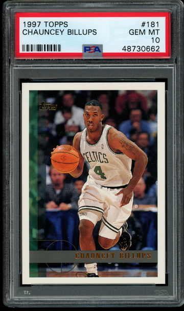 1997 Topps #181 Chauncey Billups PSA 10 GEM MINT
