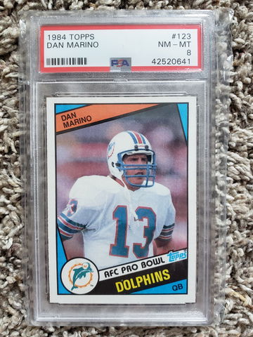 1984 Topps Dan Marino PSA 8