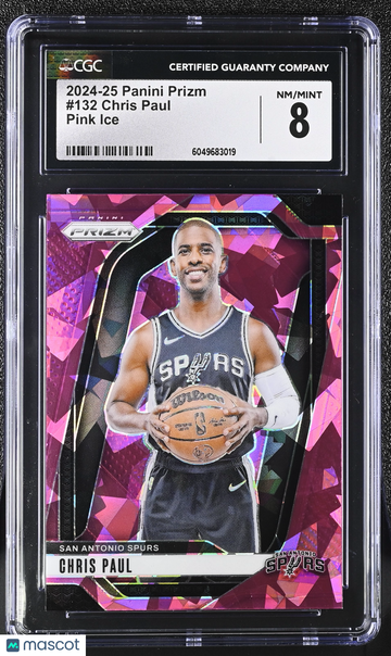 2024-25 Panini Prizm Chris Paul #132 Pink Ice CGC 8