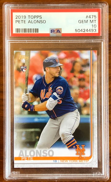 Pete Alonso 2019 Topps 475 PSA 10