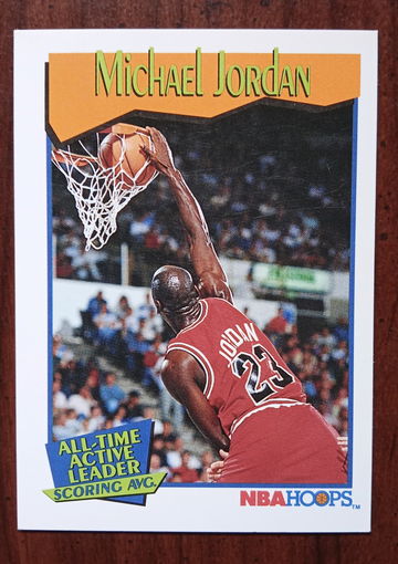91 Michael Jordan NBA hoops all time leaders
