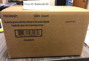 2019 Topps Chrome Hobby Baseball Factory Sealed Case