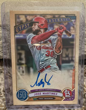 2019 Topps Gypsy Queen Jose Martinez auto