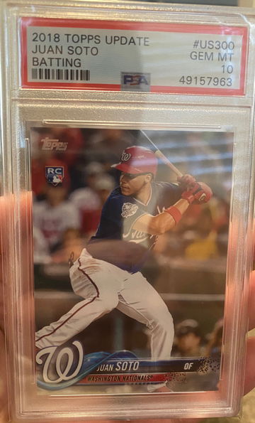 Juan Soto 2018 Topps Update US300PSA 10